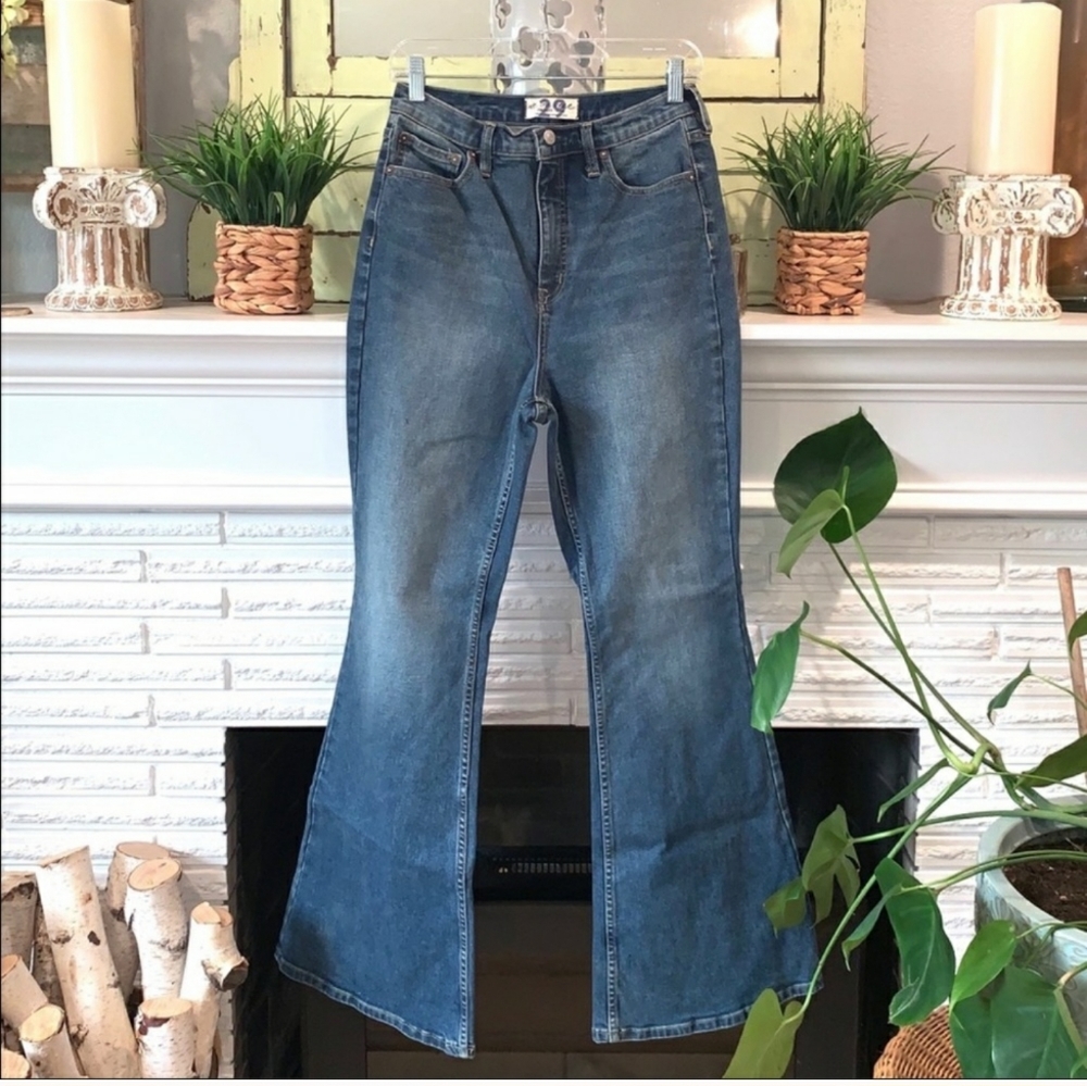 FP We the Free Curvy Robyn High Rise Flare Jeans